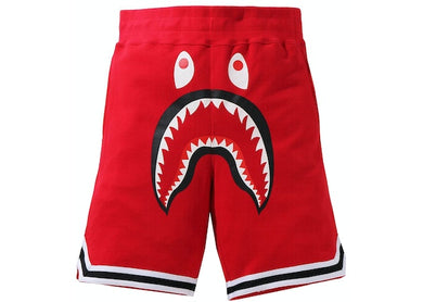 BAPE Shark Basketball Sweatshort Red