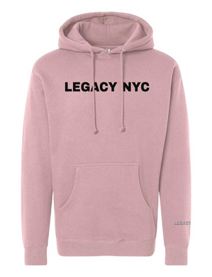 LEGACY NYC Silicone Premium Hoodie Dusty Pink