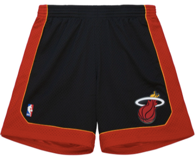 M&N Miami Heat Swingman Shorts (2012-13/Road)