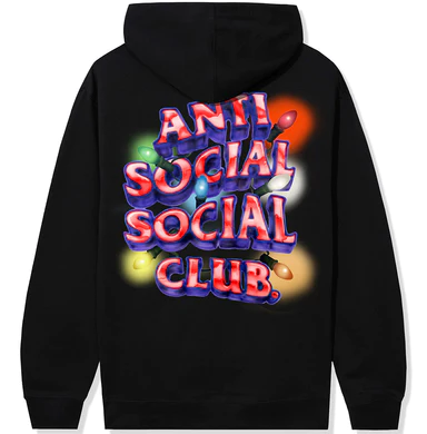 Anti Social Social Club  All of the Lights Hoodie Black