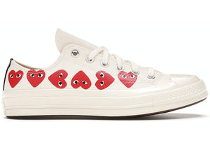 Converse Chuck Taylor All-Star 70 Ox Comme des Garcons Play Multi-Heart White