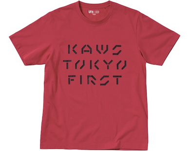 KAWS x Uniqlo Tokyo First T-Shirt Red