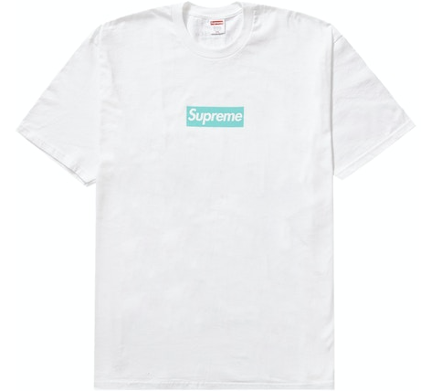 Supreme Tiffany & Co. Box Logo T-Shirt White