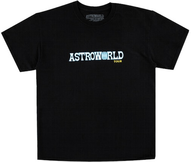 Travis Scott Astroworld Tour T-Shirt Black
