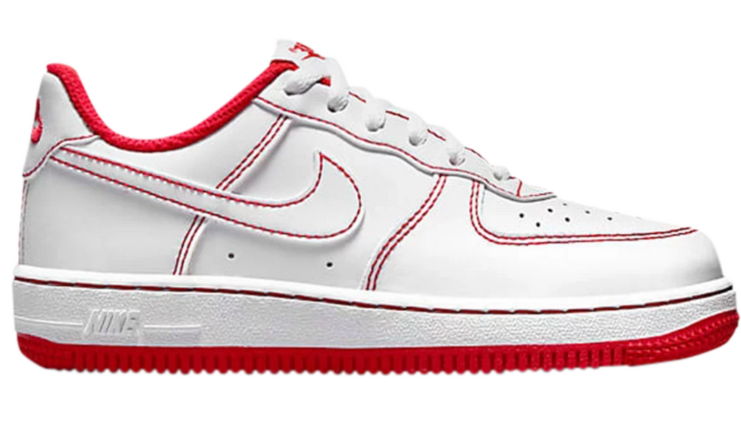 Nike Air Force 1 Contrast Stitch Red (PS)
