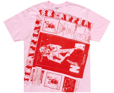Supreme Collage T-Shirt Light Pink