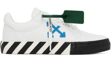 OFF-WHITE Low Vulcanized Canvas White Blue