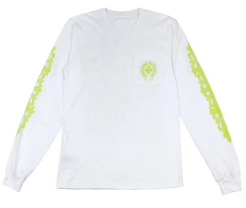 Chrome Hearts Made in Hollywood L/S White/Neon