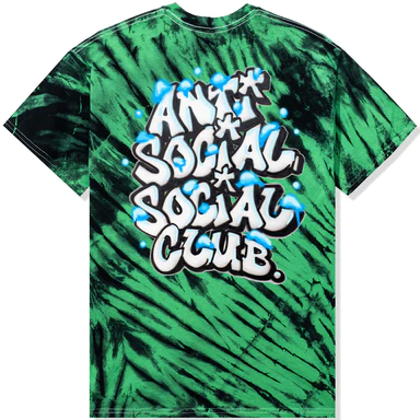 Anti Social Social Club Snow on the 405 T-Shirt Green
