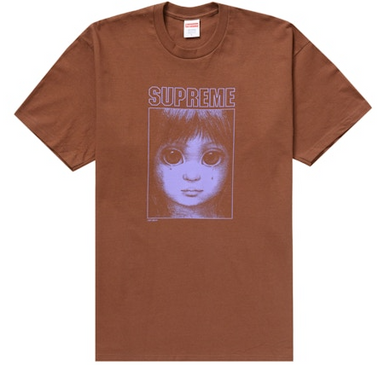 Supreme Margaret Keane Teardrop T-Shirt Brown