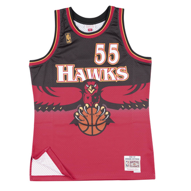 M&N Atlanta Hawks Dikembe Mutombo Swingman Jersey (1996-97/Alt)