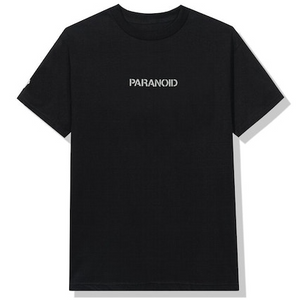 Anti Social Social Club x Undefeated Paranoid 3M T-Shirt Black Silver