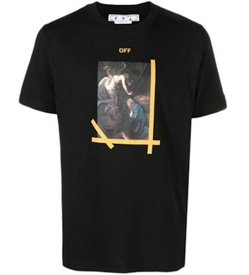 OFF-WHITE Arrows Caravaggio Annunciation T-Shirt Black/Multi