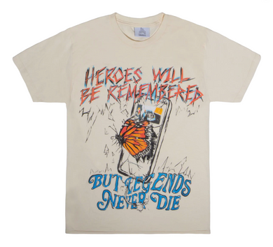 Juice Wrld Heros Will Be Remembered T-Shirt Creme