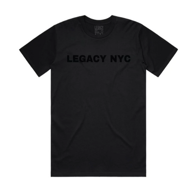 LEGACY NYC Silicone Premium T-Shirt Noir
