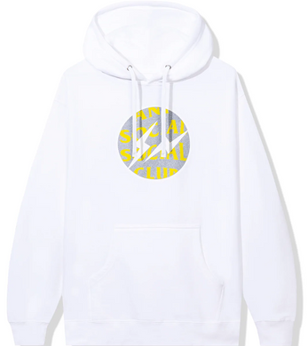 Anti Social Social Club x Fragment Called Interference Hoodie White