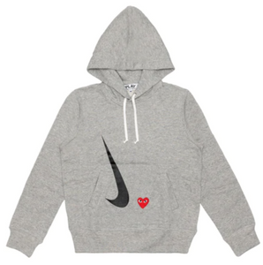 Nike x Comme des Garcons PLAY Hoodie Grey