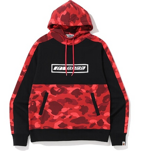 BAPE Color Camo Pullover Hoodie (FW19) Red