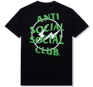 Anti Social Social Club x Fragment Precious Petals T-Shirt Black Green