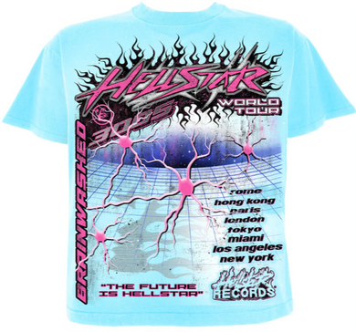 Hellstar Studios Neuron Tour T-Shirt Blue