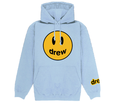 drew house mascot hoodie sea blue