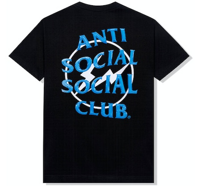 Anti Social Social Club x Fragment Precious Petals T-Shirt Black Blue