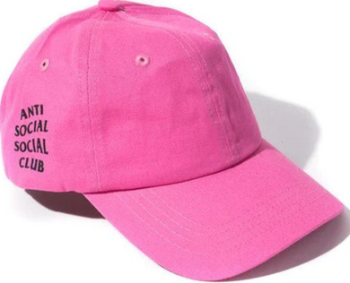 Anti Social Social Club WEIRD Cap Hot Pink