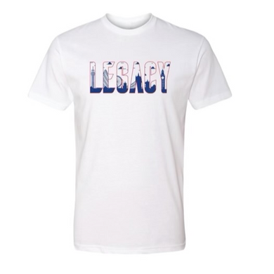 LEGACY LONDON Skyline T-Shirt White/Royal
