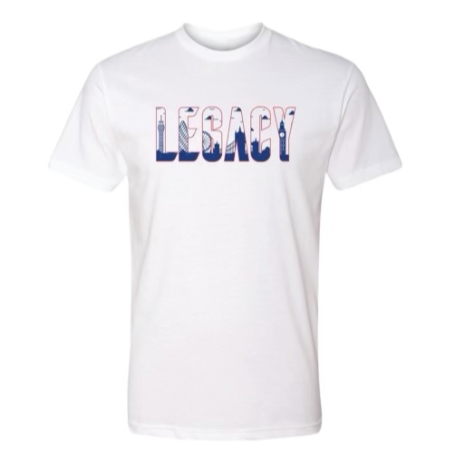 LEGACY LONDON Skyline T-Shirt White/Royal