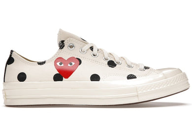 Converse Chuck Taylor All-Star 70 Ox Comme des Garcons PLAY Polka Dot White