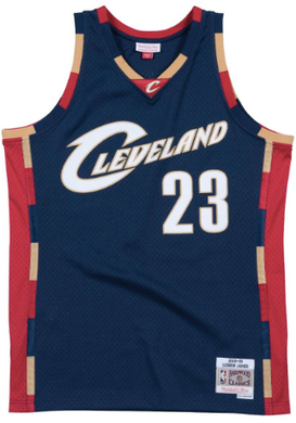 M&N Cleveland Cavaliers Lebron James Swingman Jersey (2008-09/Alt)