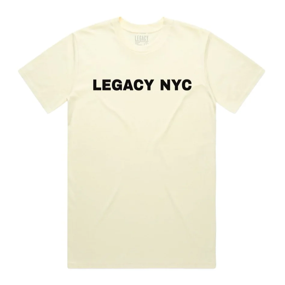 LEGACY NYC Silicone Premium T-Shirt Off-Cream