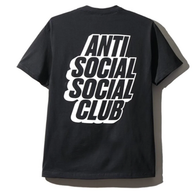 Anti Social Social Club Blocked Logo T-Shirt Black