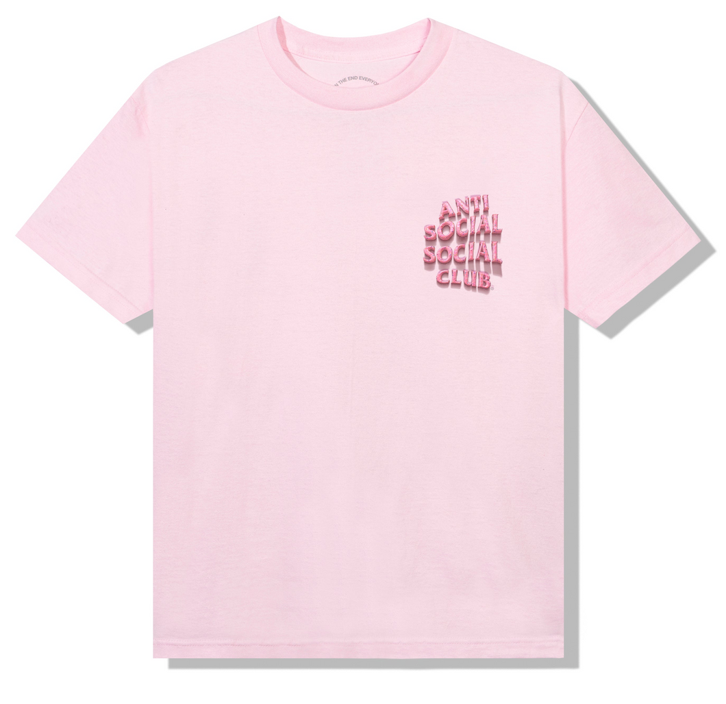 Anti Social Social Club Sprinkling Tears T-Shirt Pink