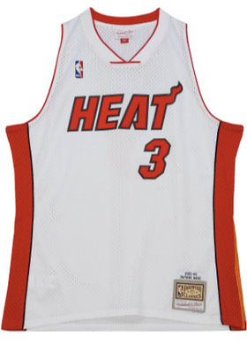 M&N Miami Heat Dwyane Wade Swingman Jersey (2005-06/ Home)