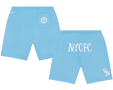 OVO x Mister Cartoon NYCFC Shorts Blue