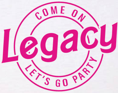 LEGACY Lets Go Party T-Shirt White/Pink