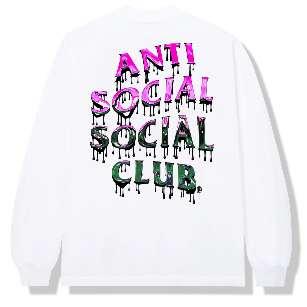 Anti Social Social Club Mind Melt L/S White