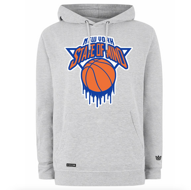 NY State of Mind Ballin Hoodie Grey