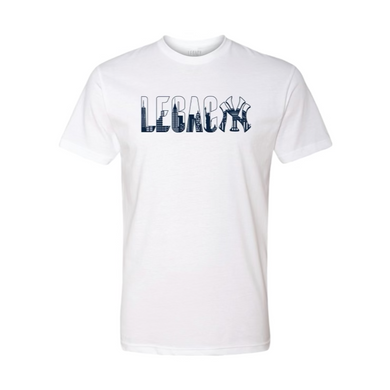 LEGACY NYC Skyline MLB Yankees T-Shirt White/Navy