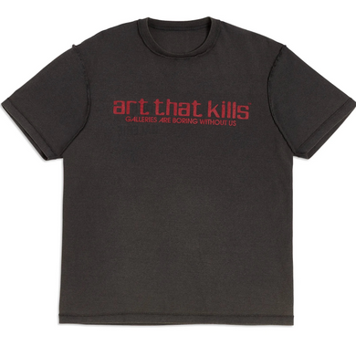 Gallery Dept. ATK Logo Reversible T-Shirt Faded Black