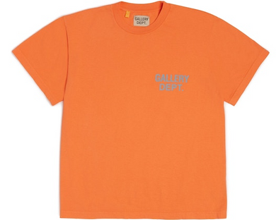 Gallery Dept. Blurred Logo T-Shirt Orange