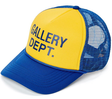 Gallery Dept. Logo Trucker Hat Yellow/Blue