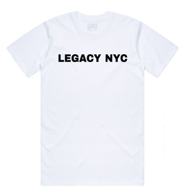 LEGACY NYC Silicone Premium T-Shirt White