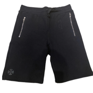 Chrome Hearts Sweat Shorts Pocket Zip Black
