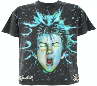 Hellstar Studios Electric Kid T-Shirt Washed Black