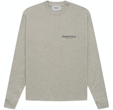 FEAR OF GOD ESSENTIALS Core Collection L/S Dark Oatmeal