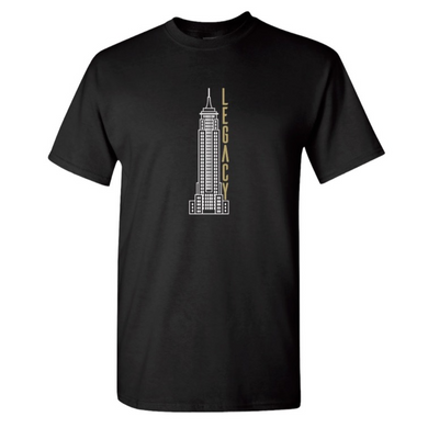LEGACY NYC Empire State Building T-Shirt Black/Gold