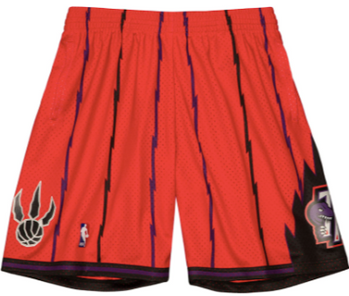 M&N Toronto Raptors Swingman Shorts (1998-99/Alt)